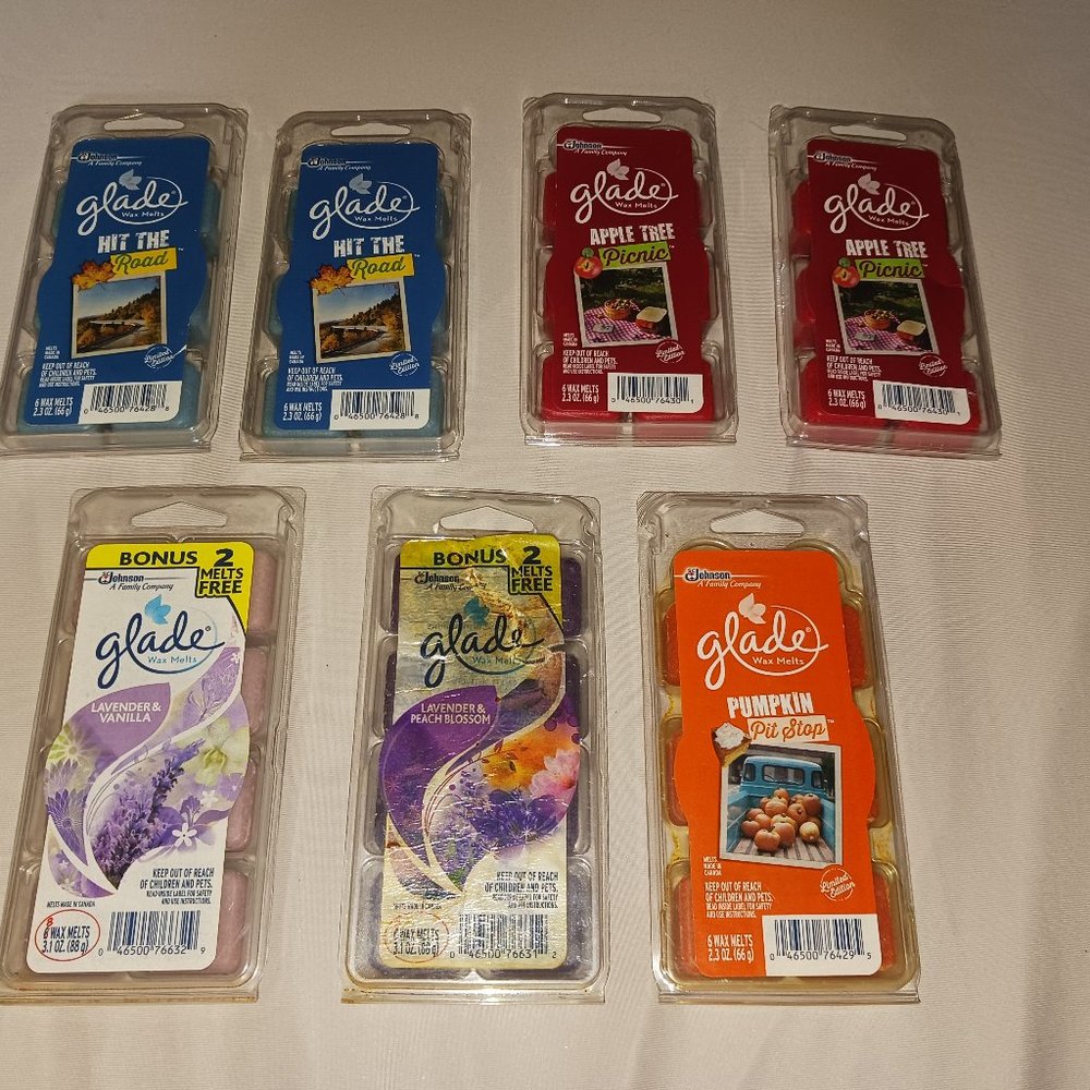 NEW! GLADE WAX MELT BUNDLE (7pks)